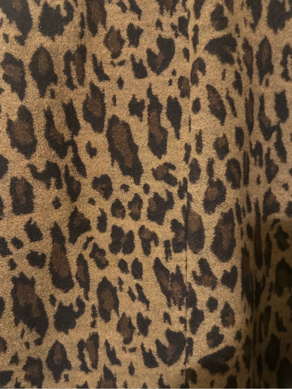 Lane Bryant Leopard Print Pea Coat - Brown/Black Sz 20 - Picture 9 of 15
